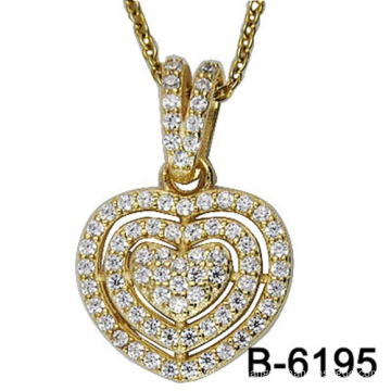 High Quality Fashion Jewelry 925 Sterling Silver Pendant with Love